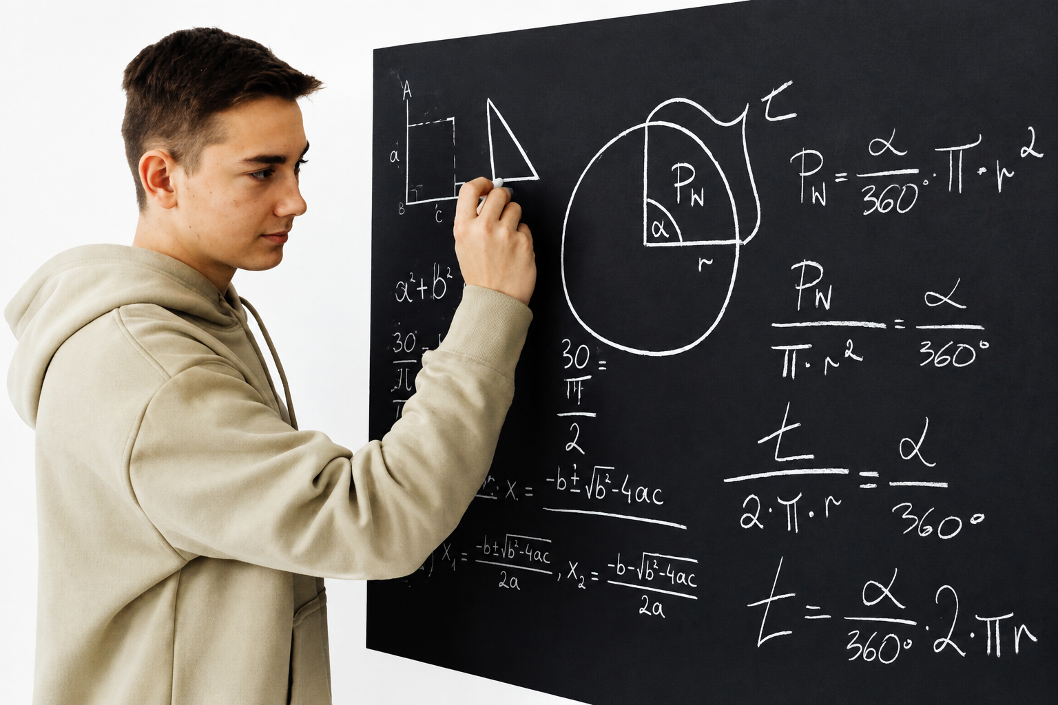 Young professional discovering talents